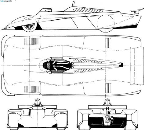 Mazda C87 OW blueprint